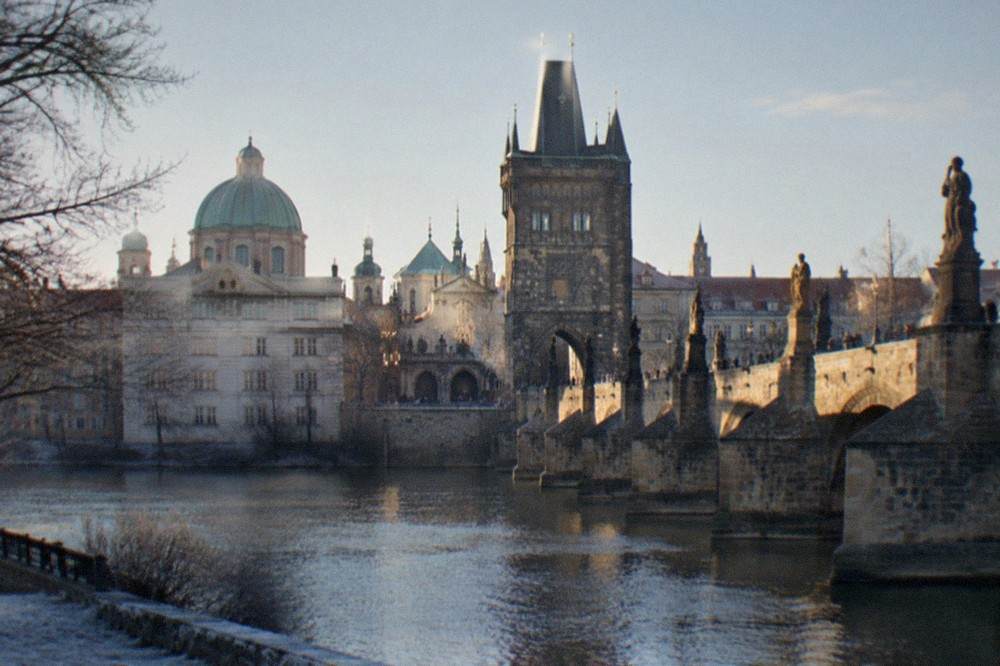 Charles Bridge crossing the Vltava with the Old Town Bridge Tower at the near end