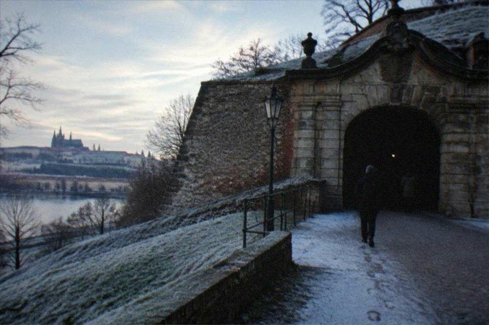 Entrance to the underground casemates tunnel in the Vyšehrad ramparts